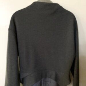 Isabel Toledo rare grey wool top from Bergdorf Goodman, Size 10